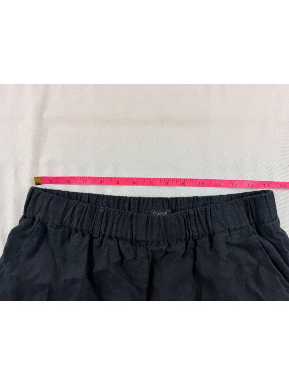 Quince 100% European Linen Pants Size Medium Black - Picture 8 of 11